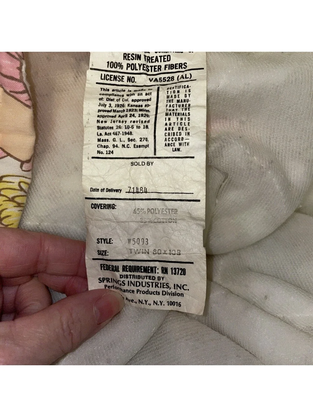 Vintage Cabbage Patch Twin Size Comforter And Sheet Set